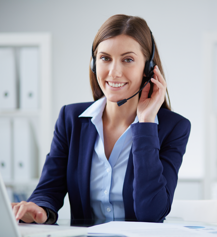 Professional customer service, online answers